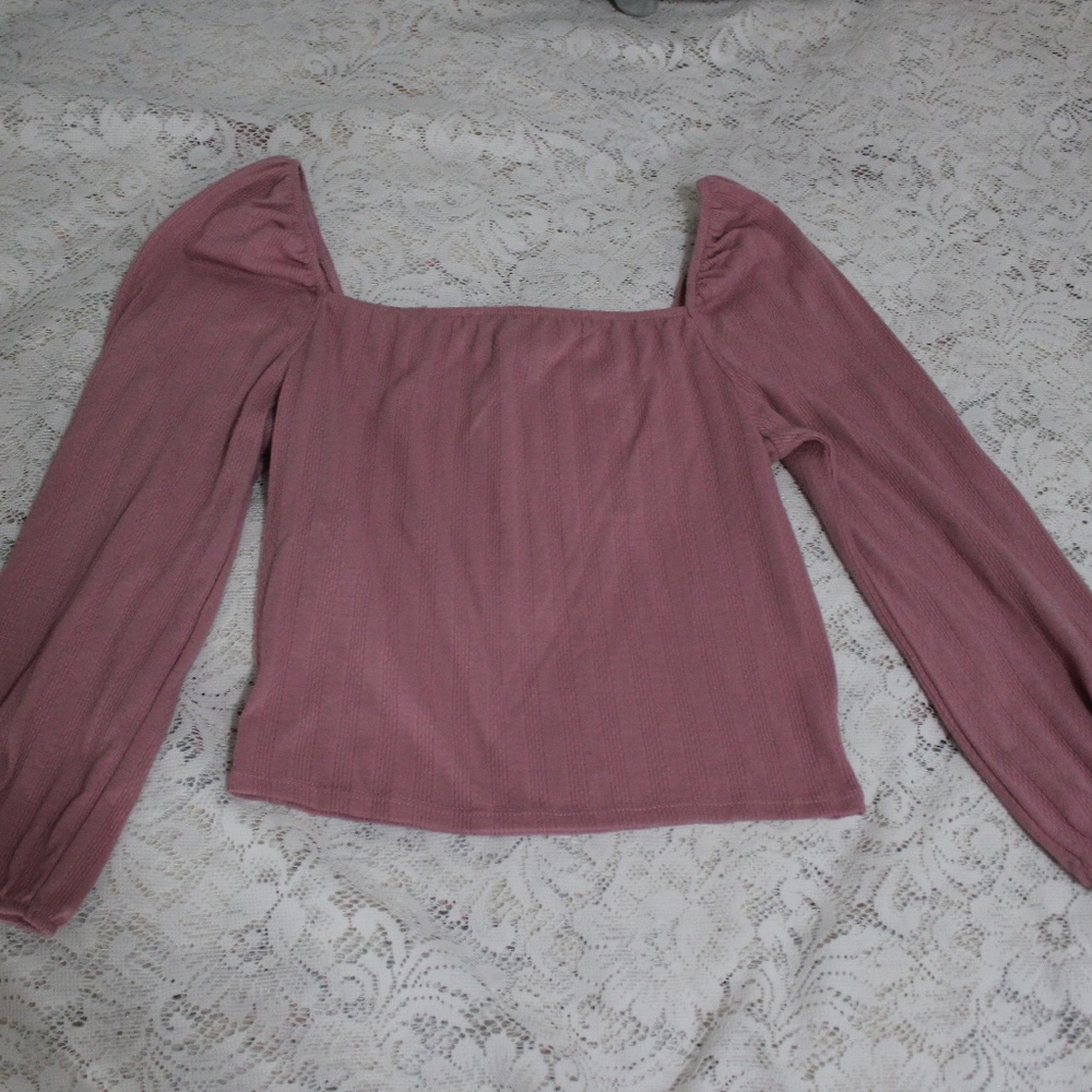 Mauve Cropped Sweater